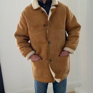 Men’s medium LL BEAN shearling coat